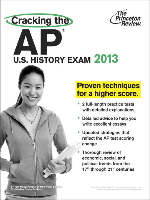 Title details for Cracking the AP U.S. History Exam, 2013 Edition by Princeton Review - Available